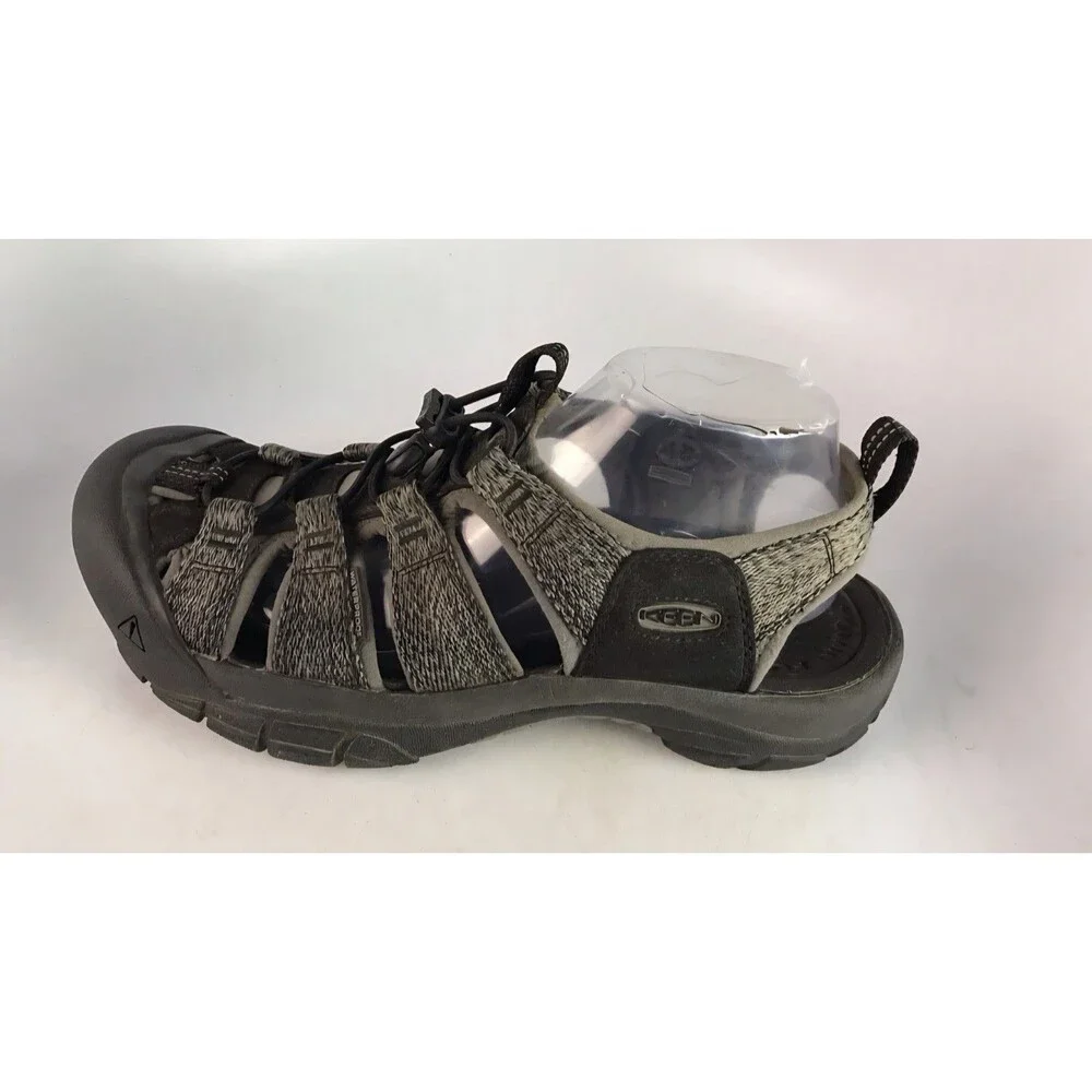KEEN Men's Size 11 Newport H2 Sandal/Sneaker in Black/Steel Grey Color Way Used